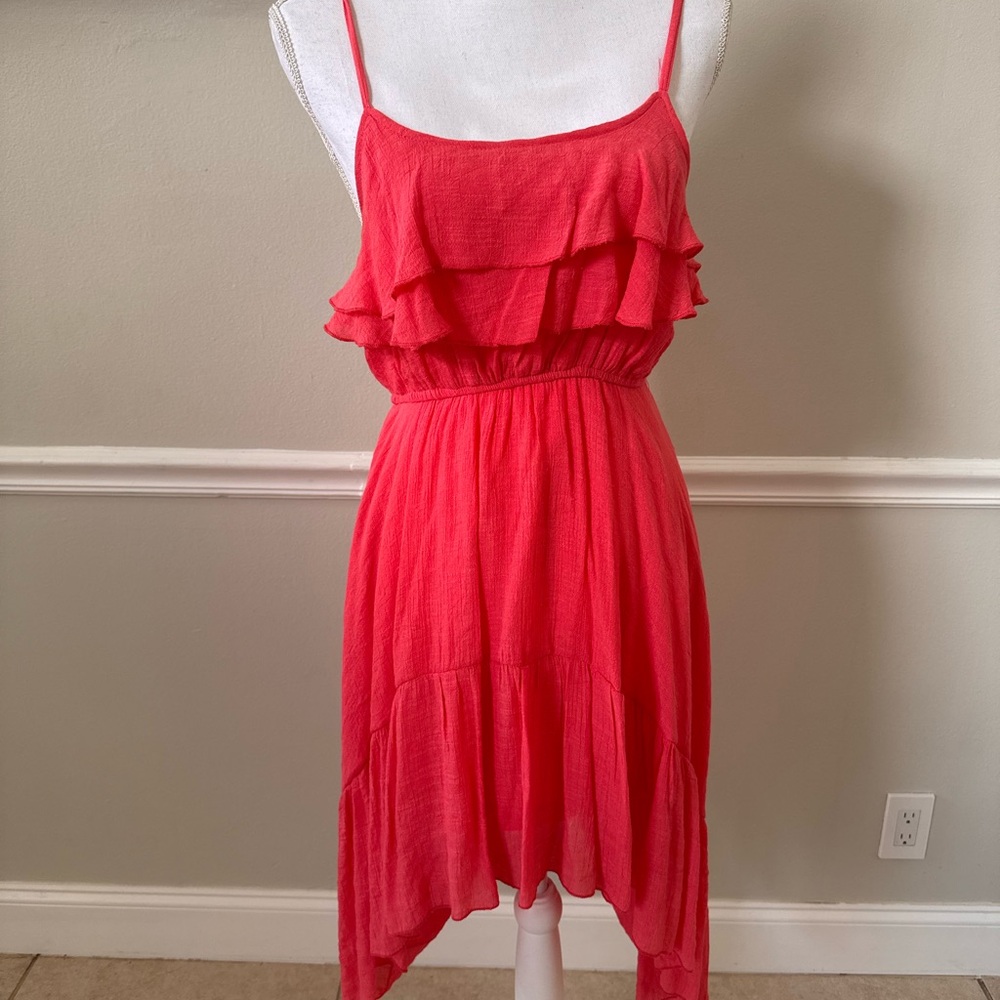 Elegant Pink Sleeveless Dress